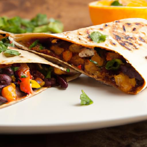 Smoky black Bean Quesadilla: A Flavor-Packed Fiesta Wrap