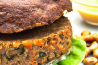 Hearty Lentil Walnut Burger: A Nutritious Plant-Based Delight