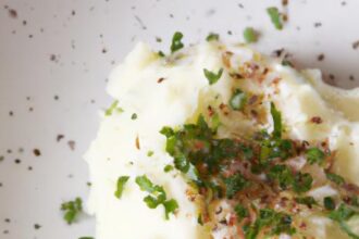 Elevate Comfort Food: Truffle Mashed Potatoes with Chive Oil