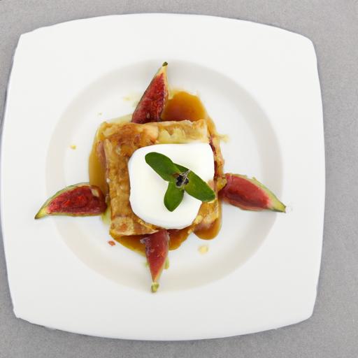 Elevate Desserts: Fig & Honey Phyllo Napoleon with Goat Cheese Mousse