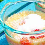 Sparkling Delight: Champagne Gelée with Fresh Strawberries
