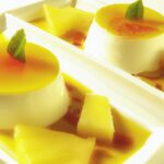 Tropical Delight: Coconut Milk Panna Cotta with Mango Gelée