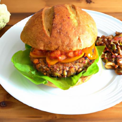 Hearty Lentil walnut Burger: A Nutritious Plant-Based Delight