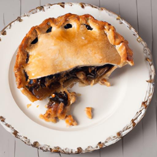 Decadent Mincemeat Pie with Classic Brandy Hard sauce Recipe