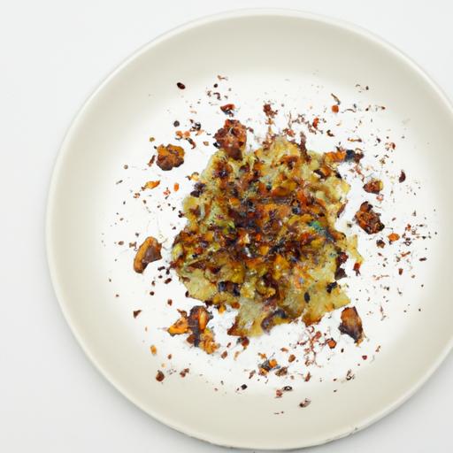 elevate Your Plate:⁣ Sunchoke Purée with Hazelnut Crumb