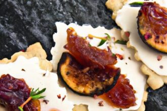 Savory Rye Crackers with Creamy Cashew Cheese & Fig Jam