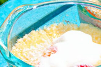 Sparkling Delight: Champagne Gelée with Fresh Strawberries