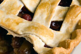 Decadent Mincemeat Pie with Classic Brandy Hard Sauce Recipe