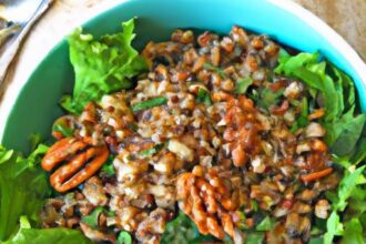 Nutty Lentil & Walnut Salad: A Wholesome Power Bowl