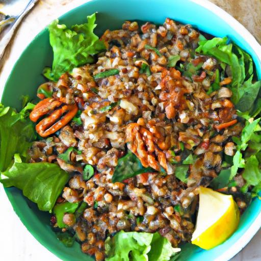 Nutty Lentil & Walnut Salad: A Wholesome Power Bowl