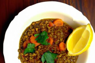 Hearty Curried Lentil Bowl: A Flavorful Protein-Packed Meal