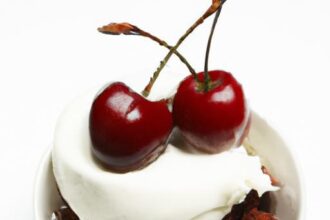 Deconstructed Black Forest Cake: Kirsch Foam Delight Explored