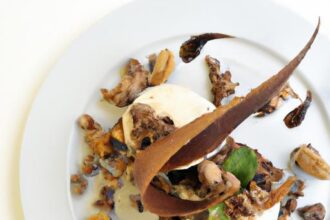 Decadent Gianduja Mousse with Crisp Hazelnut Praline Shards