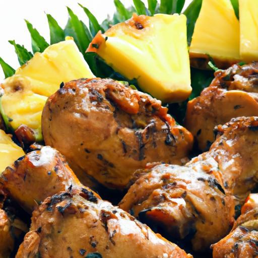 Tropical Twist: Jerk Chicken Drumsticks with Pineapple Salsa