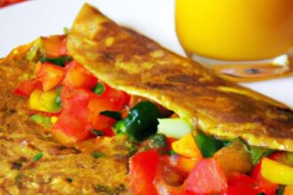 Spice Up Breakfast: How to Make a Flavorful Vegan Masala Omelette