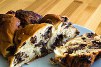 Decadent Vegan Brioche with Rich Dark Chocolate Shards