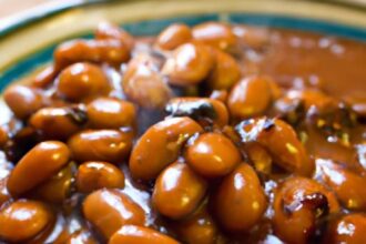 Rich & Tangy: Smoky Baked Beans with Molasses Magic
