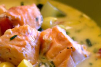 Savory Salmon and Corn Chowder: A Coastal Comfort Dish