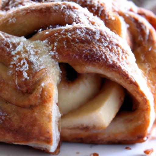 Twist & Taste: Cinnamon Star Bread with Apple Filling Delight