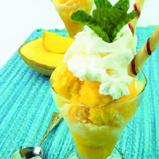 Tropical Delight: How to Make Creamy Coconut Mango Ice Cream