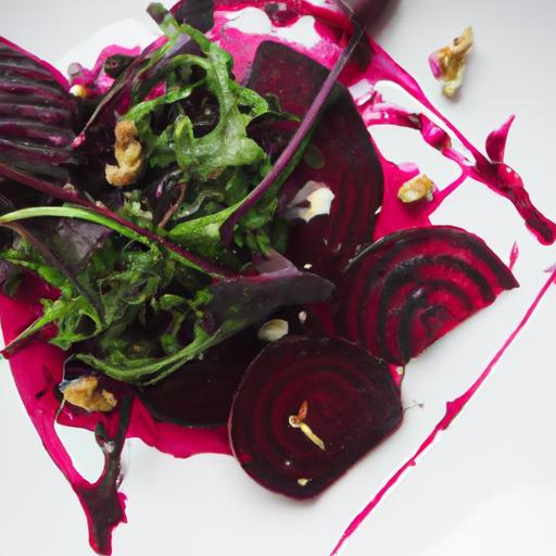 Beetroot Carpaccio: A Vibrant Twist with Walnut Cream & Greens