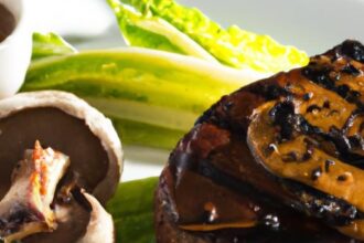 Savor Portobello “Steaks” Glazed with Balsamic Bliss