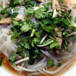 Savor Vietnamese Pho: Mushroom Broth Meets Rice Noodles Delight