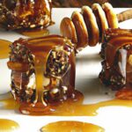 Golden Honeycomb Candy Meets Decadent Dark Chocolate Dip