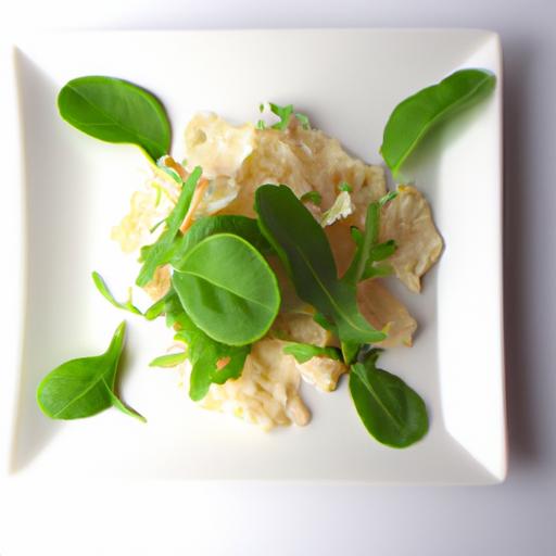 Crunchy ⁣Parmesan Crisps ‍Paired with‌ Fresh Micro ⁤Herb Salad