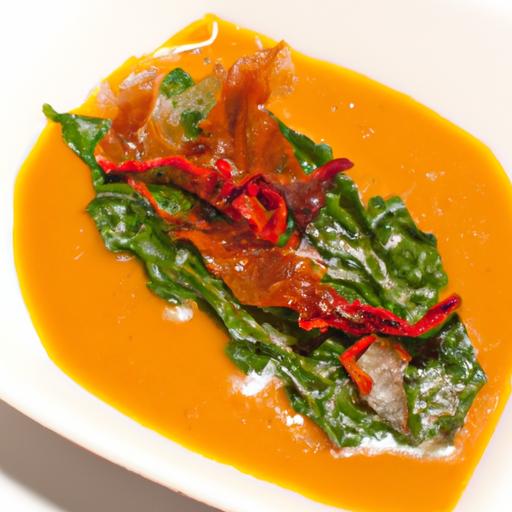 Charred Padron Peppers Meets Silky Romesco Espuma Delight