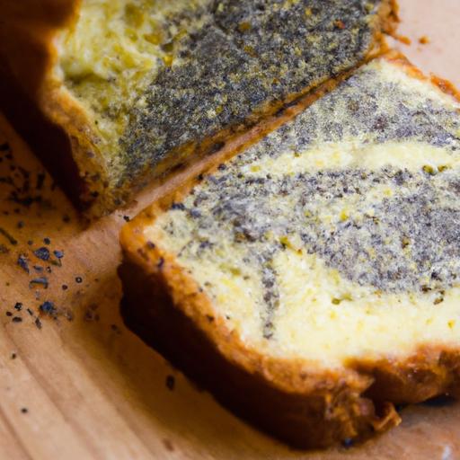 Zesty Lemon Poppy Seed Loaf: A Bright, Nutty delight