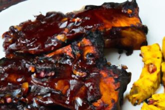 Savor Vegan “Ribs”: Jackfruit Meets Tangy BBQ Glaze Delight