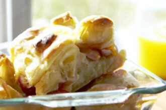 Fluffy Croissant French Toast Casserole: A Breakfast Delight