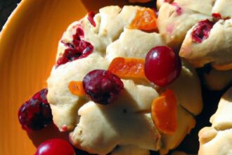 Zesty Cranberry Orange Shortbread: A Tangy Holiday Treat