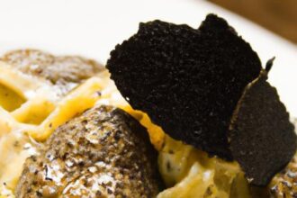 Decadent Black Truffle Tagliatelle with Silky Porcini Cream