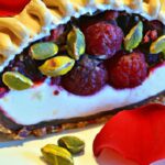 Tangy Cranberry Curd Tart Nestled in Pistachio Crust Delight