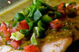 Sizzling Red Snapper à la Plancha with Zesty Salsa Verde