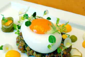 Elevate Your Palate: Wagyu Tartare with Quail Egg & Cornichons
