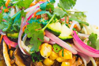 Savor Korean BBQ Jackfruit Tacos with Tangy Kimchi Slaw