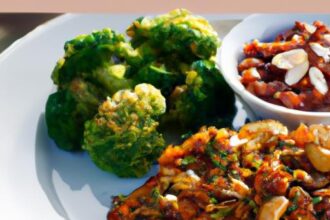 Savor BBQ Cauliflower Steaks with Zesty Almond Romesco Flair