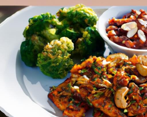 Savor BBQ Cauliflower Steaks with Zesty Almond Romesco Flair