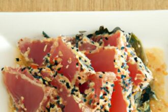 Savor the Flavors: Yellowfin Tuna Poke with Wakame & Sesame