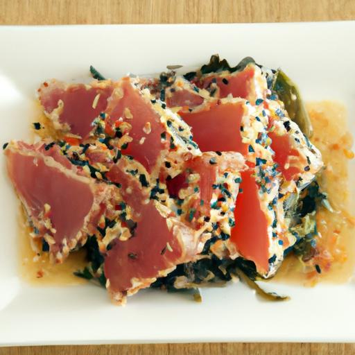 Savor the Flavors: Yellowfin Tuna Poke with Wakame & Sesame