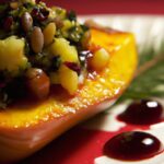 Harvest Delight: Stuffed Acorn Squash with Wild Rice & Cranberries