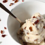 Creamy Eggnog Ice Cream with Rum-Soaked Raisin Bliss