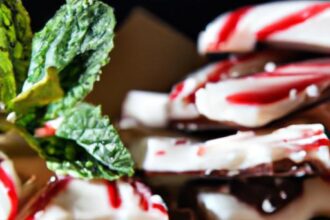 Indulge in the Magic of Dark Chocolate Peppermint Bark