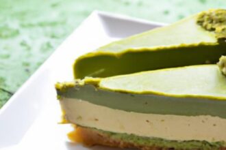 Elevate Dessert Time with Luscious Matcha Green Tea Cheesecake