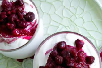 Lingonberry Almond Milk Delight: A Nutty Berry Treat Unveiled