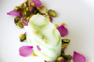 Pistachio Financier Meets Rosewater Gelée: A Delicate Delight