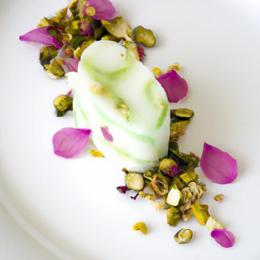 Pistachio Financier Meets Rosewater Gelée: A Delicate Delight